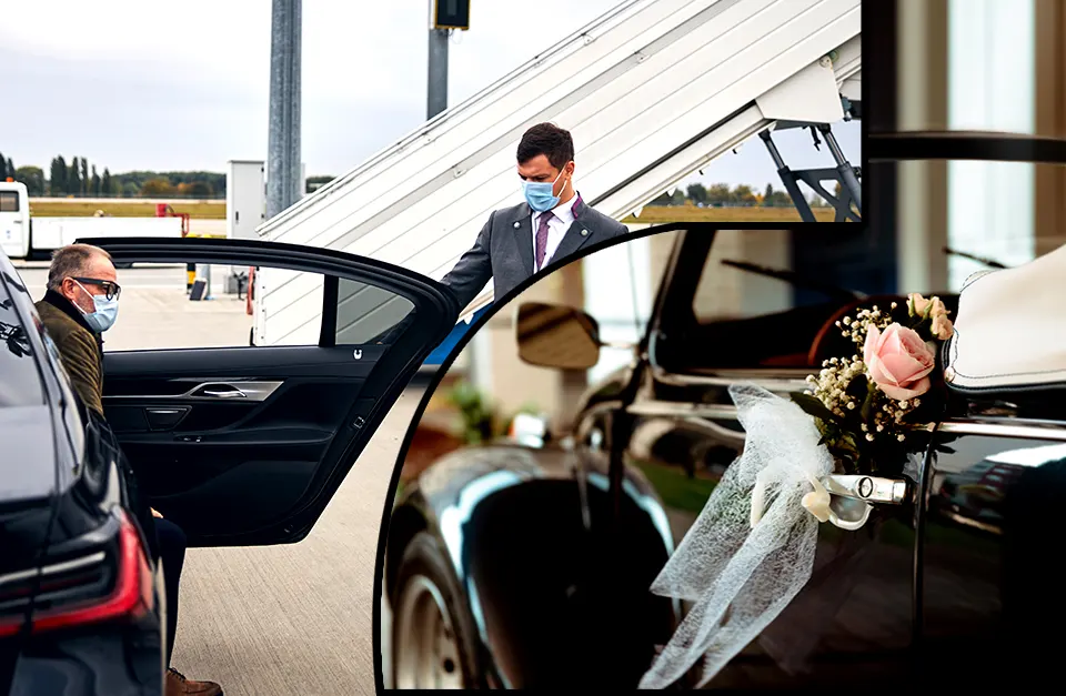 luxury wedding cars rental services
